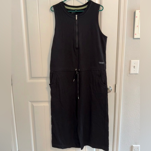 Calvin Klein Performance Women’s Sleeveless Wide Leg Jumpsuit - Picture 1 of 8